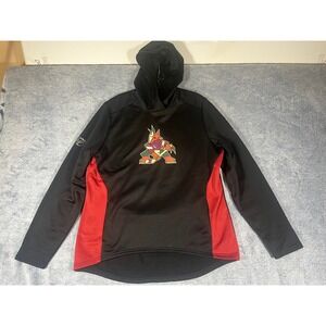 Arizona Coyotes Fanatics Authentic Pro Kachina Hoodie Black Red Womens Large NHL